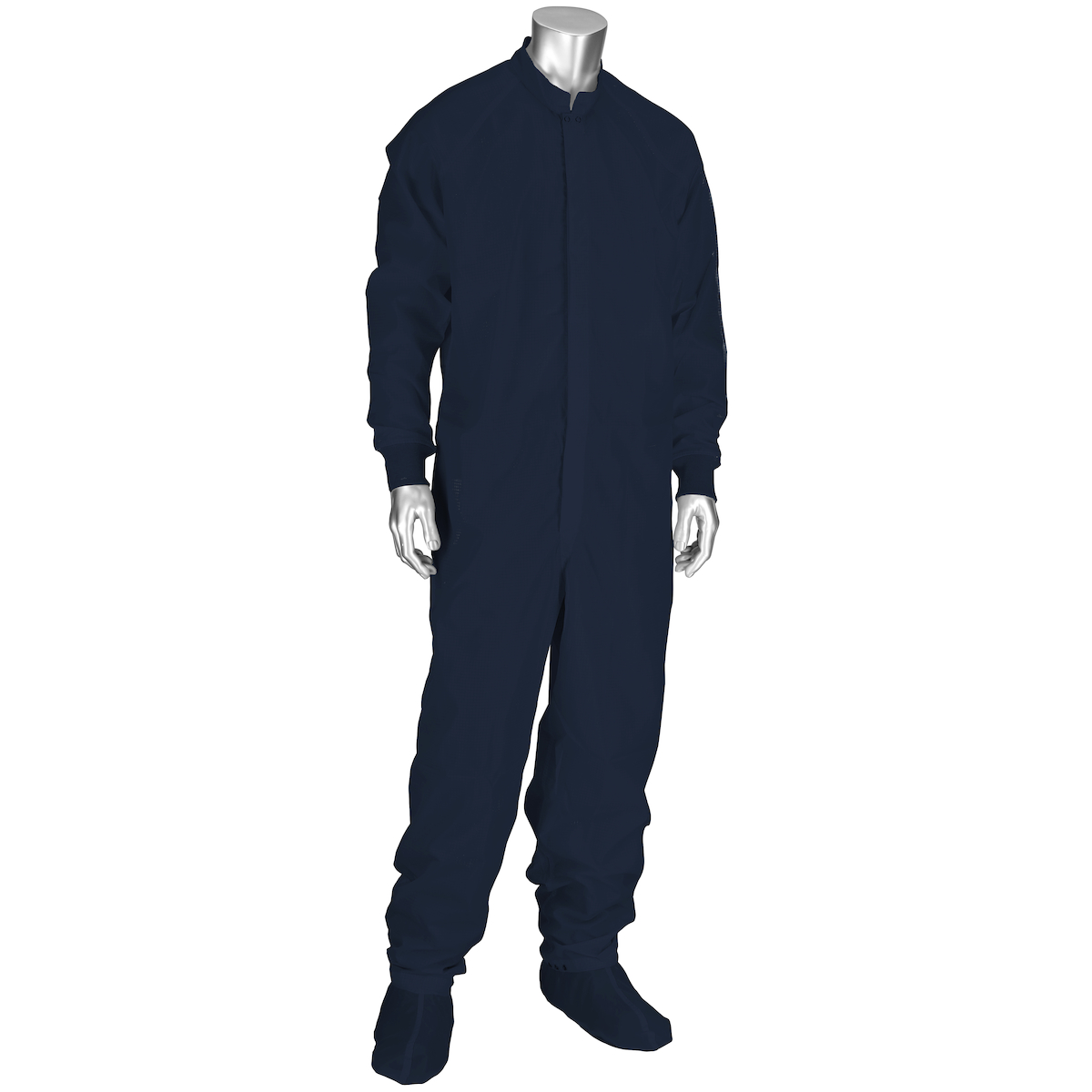 CC1245-74-5PK  Uniform Technology™ Altessa Grid ISO 5 (Class 100) Cleanroom Coveralls - navy blue